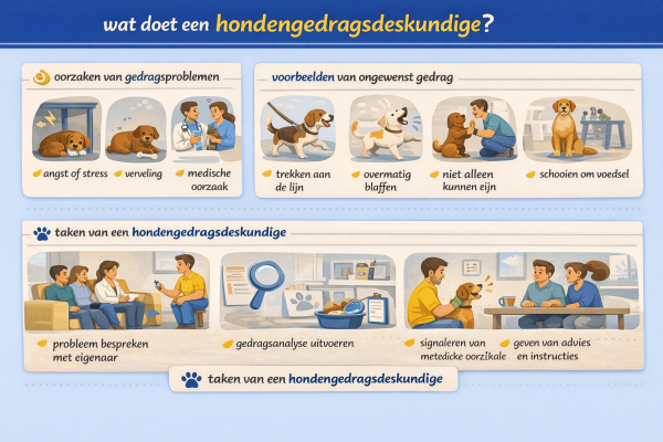 Alles over het beroep hondengedragsdeskundige Wat doet een hondengedragsdeskundige